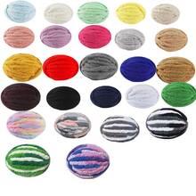 250g/50g Chunky Chenille Yarn For Hand Knitting,Fluffy Soft Jumbo Yarn By Circular Needle & Crochet Hook,Super Bulky Big Yarn For Chunky Blanket,Large Thick Arm Knitting Yarn, DIY For Arm Knit Blanket Cushion Bed Sofa Home Decor - Multicolor - View 11