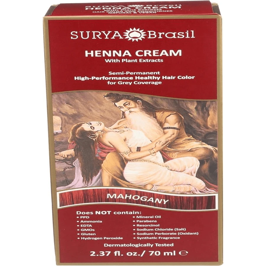 Surya Brasil Products Henna Cream, Chocolate, 237 Fluid Ounce - ColorD - 查看 1