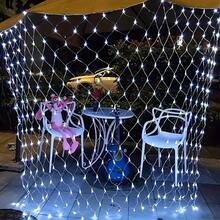 1 Pack 2m X 3m Solar Powered LED Christmas Net Lights, IP65 Waterproof, 8 Modes, Low Voltage Mesh String Lights, Suitable For Christmas Tree, Shrubs, Wedding, Garden, Outdoor, Indoor Thanksgiving Christmas Halloween Decor, With Solar Panel, Landscape Lighting Decoration - 太陽能網燈 - 查看 6