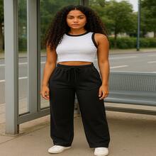 Conjunto Marfim A Cara da Nova Estação! O Bicolor que Está Dominando a Moda! - Preto - Visão 4