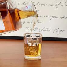 Personalized Mini Whiskey Glass, Groomsman Custom Gift, Laser Engraved Glass Cup, Wedding Party Whiskey Glass, Wedding Favor, Groomsman Gift, Personalized Mini Whiskey Glass, Engraved Groomsman Design, Groom Beer Mug, Wedding Party Engraved Glass, Groomsman Engraved Beer Mug - Transparent - View 8