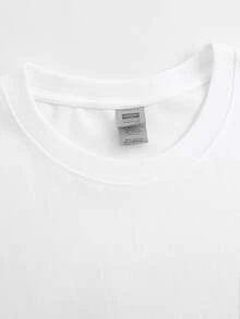 ¡Envío desde México, Playera algodón deportiva casual de hombre,  estampado de Calavera y guitarra del Día de los Muertos , manga corta de corte holgado, bicolor blanco y negro, top casual transpirable de moda, ropa casual Camiseta divertida Moda de verano. - Blanco (parte posterior) - Ver 6