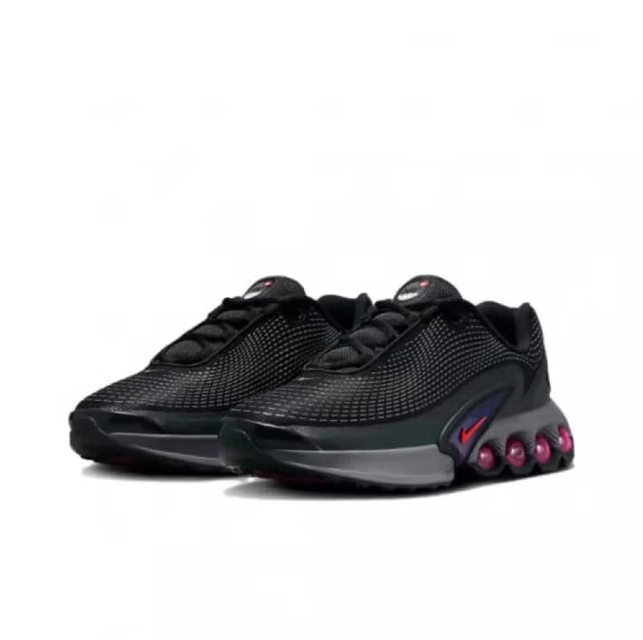 Giày chạy bộ Nike New Dual Air Cushion Shock Absorption Lightweight dành cho nữ, thiết kế hỗ trợ và thoải mái mang tính tương lai, giày thể thao Air Max DN Black tối giản nhưng tinh tế, giày thể thao đi làm và thường ngày, đa năng bán chạy nhất FB8987-008 - màu đen - Xem 1