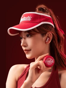 Coca Cola Coca-Cola Wireless Earbuds, Bottle Cap Shaped, Wireless Stereo Earphones, Mini Earbuds, Comfortable Headphones, Earphone Design, Active Noise Cancelling, Gift For Lover, Christmas/New Year/Special Occasion Gift - Multicolor - View 9