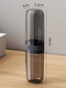 1/2/3pcs Travel Wash Cup Set, Includes Portable Toothbrush Storage Box & Rinse Cup, Suitable For Home & Outdoor Use. Comes With Transparent Storage Box To Neatly Organize Toiletries, Dust-Proof, Moisture-Proof And Easy To Carry. Includes DIY Stickers For Customization. The Travel Size Rinse Cup Meets Outdoor Cleaning Needs, Lightweight And Space-Saving. Suitable For Student Dorms, Business Trips, Hotel Stays, Outdoor Travel And Other Scenarios, Making Wash & Storage More Convenient, An Essential Travel Accessory.