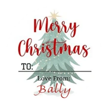 35pc Or 63pc Personalized Christmas Stickers, Supporting Text Customization, With A Size Of 4x4 Cm, Made Of PVC Material, Waterproof And Wear-Resistant, Suitable For Various Occasions.