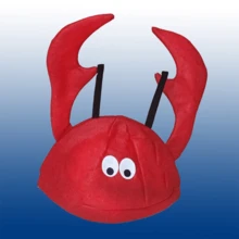 2 件/套，1 件可爱有趣的螃蟹帽，男女通用，礼物，适合万圣节、节日派对、学校、趣味活动 - 彩色 - 查看 6