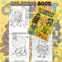 Crazy Coloring Book: A Delightful Adult Coloring Adventure - Immerse Yourself In A World Filled With Imaginative Mashups, Bizarre Creatures, And Quirky Scenes, Engaging In Creative Escapism. Suitable As Stationery And Learning Supplies; An Excellent Gift For Girls, Especially For Valentine's Day And New Year. - BRAINROT Coloring Book - View 6
