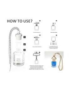 1 件车载空气清新剂悬挂式扩散器，圣诞节、周年纪念、除臭、清新空气、香薰精油、汽车必需品、汽车配件除臭香薰，适用于汽车和家庭，汽车空气清新剂。