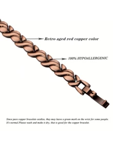 1 套磁性红古铜色手链制作工具，金鱼形，带可拆卸磁性底座，适合作为节日或特殊场合送给家人或朋友的礼物，圣诞节惊喜 - 磁銅女款 - 查看 5