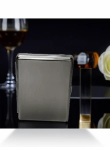 1pc Portable Metal Cigarette Case, Fits 20 Regular Cigarettes, Waterproof, Windproof, Shockproof Design, Convenient Carry, Creative Gift For Men & Women ,Smoking Accessories, Smoking Accessories Girly, Cigarette Storage, Cigarette Holder Case - Multicolor - View 8