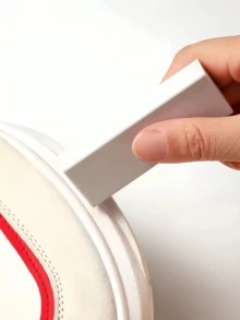 1pc/2pcs Suede Rubber Eraser, Used For Cleaning Shoes, Removing Worn Marks On Painted Or Mesh Sneakers, Dry Cleaning, Decontamination, Polishing, Suitable For Suede, Nubuck, Velvet, Sneakers, Leather Shoes And Other Materials