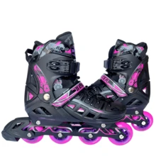 Patines Ajustables Fitness en Linea - Rosa - Ver 3