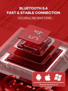 Coca Cola Coca-Cola Wireless Earbuds, Bottle Cap Shaped, Wireless Stereo Earphones, Mini Earbuds, Comfortable Headphones, Earphone Design, Active Noise Cancelling, Gift For Lover, Christmas/New Year/Special Occasion Gift - Multicolor - View 6