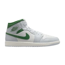 Nike Air Jordan 1 Mid 'Summit White Lucky Green' (Unisex) Summit White/Lucky Green/Light Grey DQ8426-142 - 白色 - 查看 1