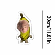 1 件幽默水果香蕉枕头定制个性化照片组合，数码双面印刷设计，适用于沙发、客厅和汽车装饰，四季多用途抱枕，生日、情人节、万圣节、感恩节、愚人节、派对、家人、朋友或男朋友/女朋友的完美礼物