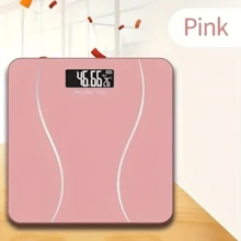 1pc Electronic Weight Scale, Precision Scale, Digital Bathroom Scale, Body Scale, USB Charging, 2 Units, Intelligent Precision Body Scale, Body Weighing Scale, Household Goods, Back To School Supplies