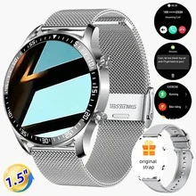 2025 Latest Fashion Tech Design Smart Watch, Multiple Strap Options, 1.50" Silicone Strap Full Touch Screen Outdoor Sports Smartwatch For Men And Women, Wireless Call, Call Reminder/Reject, Message Notification, Pedometer, Wireless Music, Multiple Sports Modes, Suitable As Birthday, Holiday, Graduation, Halloween Gift For Couples, Elders, Friends, Classmates