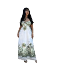 July Tropical Strapless Dress In Various Prints, 2025 Collection - 綠色 - 查看 2