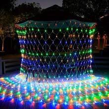 1 Pack 2m X 3m Solar Powered LED Christmas Net Lights, IP65 Waterproof, 8 Modes, Low Voltage Mesh String Lights, Suitable For Christmas Tree, Shrubs, Wedding, Garden, Outdoor, Indoor Thanksgiving Christmas Halloween Decor, With Solar Panel, Landscape Lighting Decoration - 太陽能網燈 - 查看 8