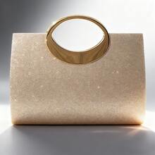 Sparkling Crystal Rhinestone Gold Purse,Gold Bag For Women, Luxury Glitter Cocktail Gold Clutch Bag For Weddings Parties & Formal Events, Elegant Evening Handbag With Bridal Party Sequin Dress & Holiday Gown Matching,Perfect For Party Wedding Prom Dinner/Banquet Matching With Holiday Party Dress Evening Dress & Sequin Dress , New Year - Hoa hồng vàng - Xem 2