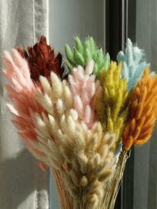 30/60 Pcs Pampas Dried Flowers, Dried Pampas Grass Feathers Decoration, Natural Dried Flowers, Reed Flower Stems Bundle, Natural Dried Pampas Grass Branches, Gorgeous Flowers, Fluffy Dried Plants, Vase Fillers, Decorate Home, Kitchen, Garden Party, Photoshoot, Flower Arrangement, Vase Decoration, Suitable For Kitchen, Home, Boho Decoration,Room Decor,Christmas,Christmas Decoration - Primary Color - View 7