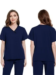 Pflege-Uniform Set, Kurzarm-Top und lange Hose