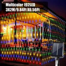 1 Pack 2m X 3m Solar Powered LED Christmas Net Lights, IP65 Waterproof, 8 Modes, Low Voltage Mesh String Lights, Suitable For Christmas Tree, Shrubs, Wedding, Garden, Outdoor, Indoor Thanksgiving Christmas Halloween Decor, With Solar Panel, Landscape Lighting Decoration - 太陽能網燈 - 查看 13