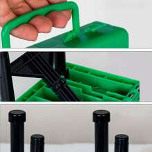 Mesita Plegable Individual Mesa Chiquita Portatil Tipo Maleta - Verde - Ver 4