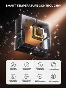 REMAX Upgraded Wireless Fast Charger, Desktop Accessories, Wireless Fast Charging For Multiple Device Women Watch/Man Watch/Phone/Earphone/Earbuds/, With Wireless Speaker, Adjustable Height Phone Holder, Adjustable RGB Ambient Light,Electronic Clock, Black/White, Office Desktop