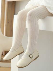 1pc Girls' Ripped Tights