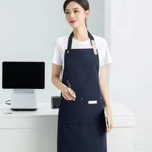 1pc Durable Waterproof Canvas Apron For Chef, Suitable For Restaurant, Hotel, Bakery, Salon, Nail Salon, Gardening, Household Cleaning, BBQ, Hairstylist