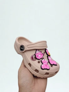 Chinelo Infantil Estilo Babuche Corfly Leve 100% EVA Broches