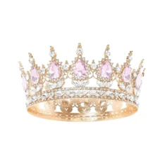 2pcs/Set Shiny Metallic Crown + Shoulder Strap "Birthday Queen" Set, Bridal Crown Headpiece, Suitable For Birthday Party, Wedding, Christmas Party, Masquerade Ball, Women Costume Accessories, Coronas, Tiara, Hair Garland, Bride To Be