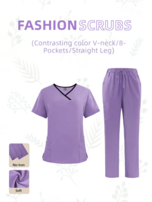 Hohe Wiederkaufrate! Hautfreundlicher & atmungsaktiver Handwasch-Kittel für Frauen, schnelltrocknend, weich & locker geschnitten, Laboruniform, so bequem, dass Sie ihn nicht ausziehen möchten, von Stammkunden sehr empfohlen