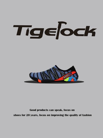 1 Pair TIGEROCK Lightweight Soft-Sole Sports Fitness Yoga Shoes, Suitable For Indoor, Outdoor, Beach, Water Activities, Swimming, Diving