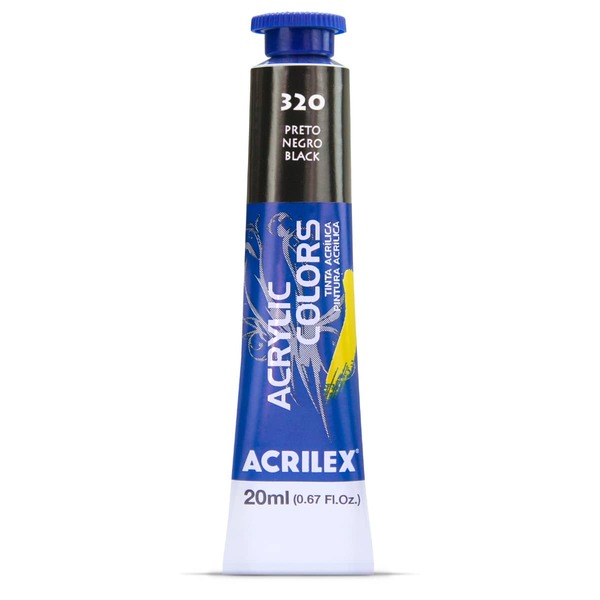Tintas Acrílicas Acrylic Colors 20ml Bisnaga Acrilex Anúncio 1