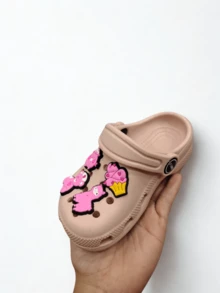 Chinelo Infantil Estilo Babuche Corfly Leve 100% EVA Broches