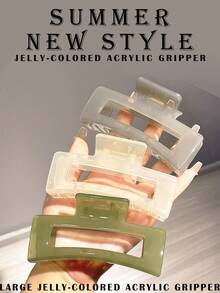 Pinza de pelo extra grande de 10 cm para mujeres, accesorio de pelo elegante para hacer moños, accesorio de pelo para el verano