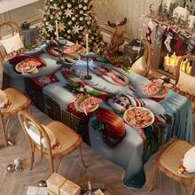 Bộ 20 khăn trải bàn Giáng sinh, họa tiết Ông già Noel, Tuần lộc và Quả mọng - Chất liệu bền, sản xuất bằng máy, hoàn hảo cho bữa ăn ngày lễ, tiệc tùng và trang trí nhà cửa, quà tặng Giáng sinh và lễ đón năm mới, trang trí bàn Giáng sinh. - Nhiều màu - Xem 5
