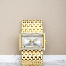 1pc New Luxury Diamond-Encrusted Women's Wrist Watch, Elegant Square Dial, Quartz Movement, Suitable For Daily, Casual, Holiday, Party Occasions, Gift - Multicolor - View 9