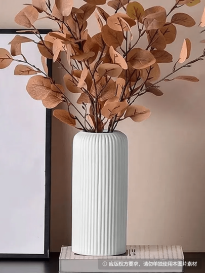 1 Piece Plastic Vase, Living Room Vase Decoration, DIY Vase Flower Arrangement, Artificial Vase, Fresh Flower Vase, Plant Pot, Handmade Vase, Suitable For Bedroom, Wedding, Living Room, Home Office Desk, European Modern Simple Decoration Home Decor Room Decor Glass Vase