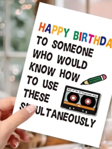 1 张，有趣的生日贺卡宴会礼品礼品卡，适合家庭朋友男士/女士 10 12 20 30 38 40 42 50 52 60 62 70 75 80 82 90 岁友谊礼物派对同学先生/女士有趣的家庭儿子女儿 - 彩色 - 查看 2