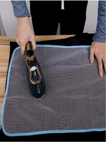 Heat Resistant Protective Ironing Cloth Net, Home Ironing Mat, High Temperature Resistant Ironing Board, Iron Protective Net,High Temperature Ironing Cloth, Portable Folding Ironing Mat Heat Insulation Ironing Cloth, Ironing Net Heat Insulation Protection, Laundry Storage And Sorting Ironing Pad Iron On,Mini Iron,Heating Pad,Iron Board For Clothes