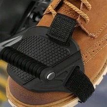 1 pieza Cubierta de zapato para palanca de cambios de motocicleta, protector de palanca de cambios para montar, cubierta de zapato antideslizante