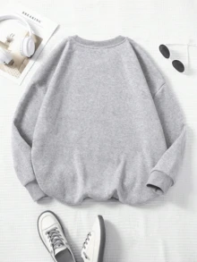 Tween-Mädchen Sweatshirt mit Leopardenmuster und Schleifenprint (Oversized-Passform) – ideal für lässige und bequeme Herbst- und Winteroutfits. Das weiche und maschinenwaschbare Sweatshirt eignet sich perfekt für Reisen, Partys, die Uni, Schule, Urlaub und Shopping.