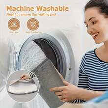 USB加热脚垫可水洗绒布电热脚垫家用保暖拖鞋 - 灰色 - 查看 6