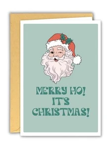 بطاقة تهنئة عيد الميلاد مع ظرف، بطاقة عيد الميلاد المرحة - مناسبة كهدية عيد الميلاد لأصدقائك وعائلتك وزملائك