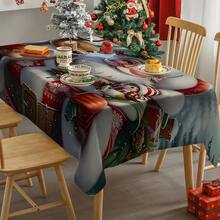 Bộ 20 khăn trải bàn Giáng sinh, họa tiết Ông già Noel, Tuần lộc và Quả mọng - Chất liệu bền, sản xuất bằng máy, hoàn hảo cho bữa ăn ngày lễ, tiệc tùng và trang trí nhà cửa, quà tặng Giáng sinh và lễ đón năm mới, trang trí bàn Giáng sinh. - Nhiều màu - Xem 6