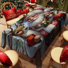 Bộ 20 khăn trải bàn Giáng sinh, họa tiết Ông già Noel, Tuần lộc và Quả mọng - Chất liệu bền, sản xuất bằng máy, hoàn hảo cho bữa ăn ngày lễ, tiệc tùng và trang trí nhà cửa, quà tặng Giáng sinh và lễ đón năm mới, trang trí bàn Giáng sinh. - Nhiều màu - Xem 2